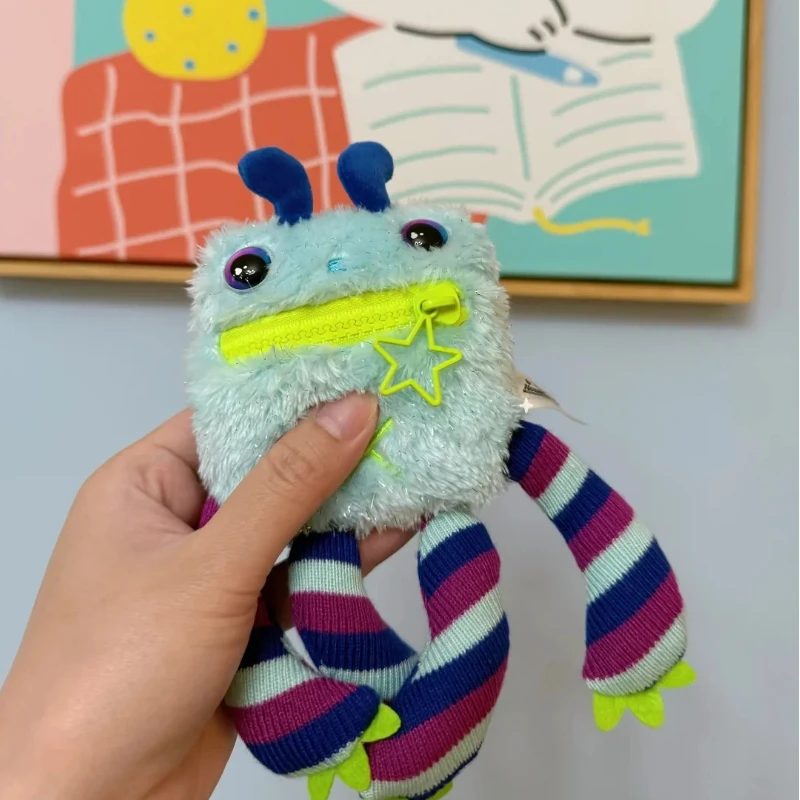 Nomester Nom Bad Mood صندوق أعمى مع ألعاب صنع الصوت كيرينغ حقيبة إكسسوارات جذابة سلسلة مفاتيح قصيرة هدايا