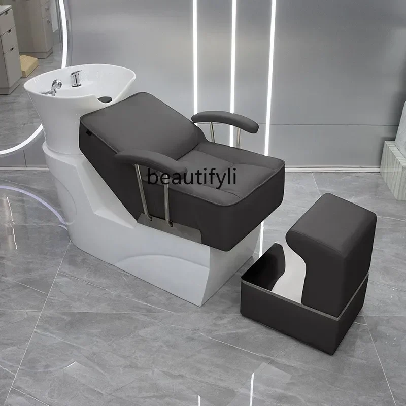 

25LDHair Shop Head Treatment Shampoo Chair Water Heater Integrated Hair Saloon Dedicated Flushing Bed Lying Half