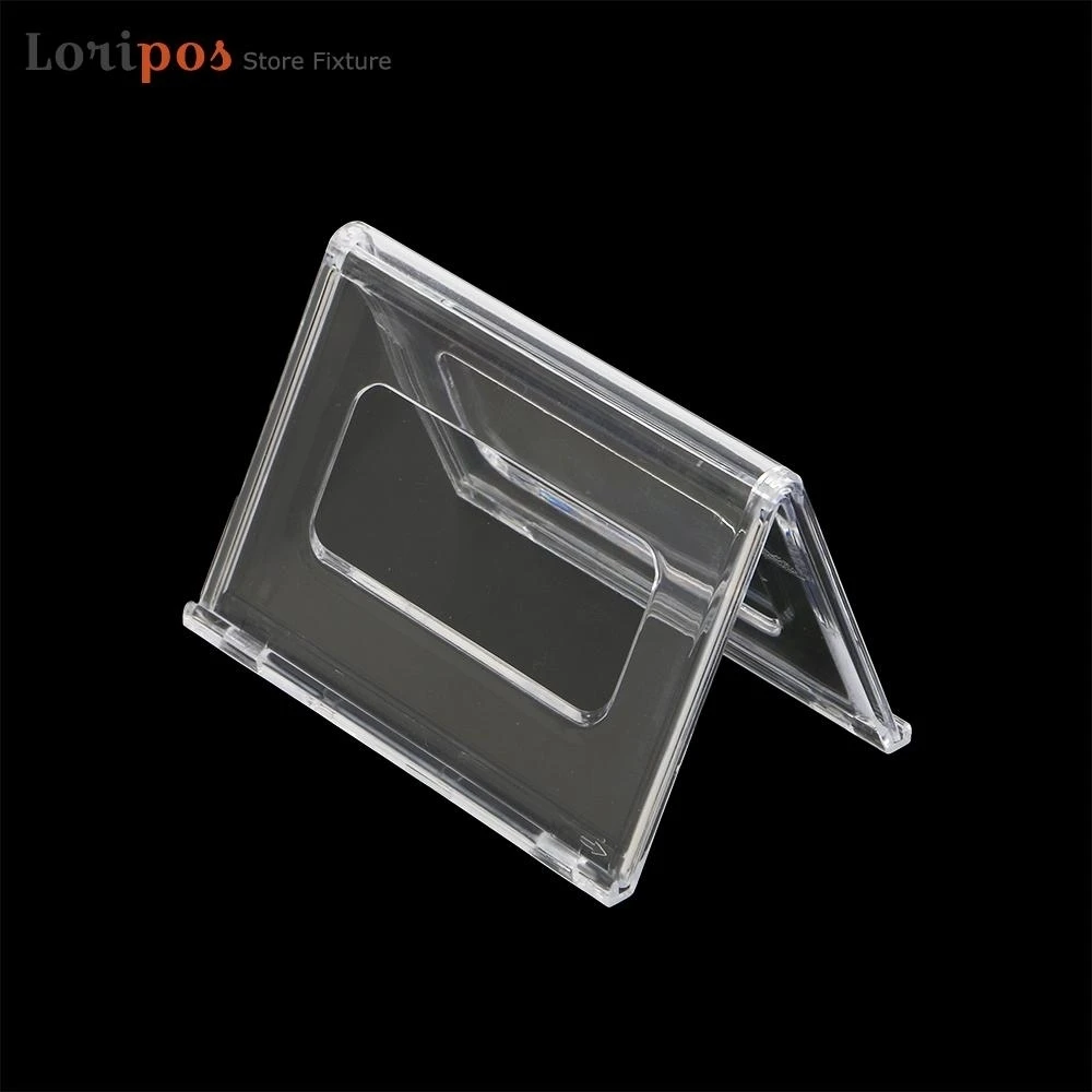 Acrylic Table Card Horizontal V Shape Meeting Table Sign Table Card Billboard Wear-resistant Seat Card Display