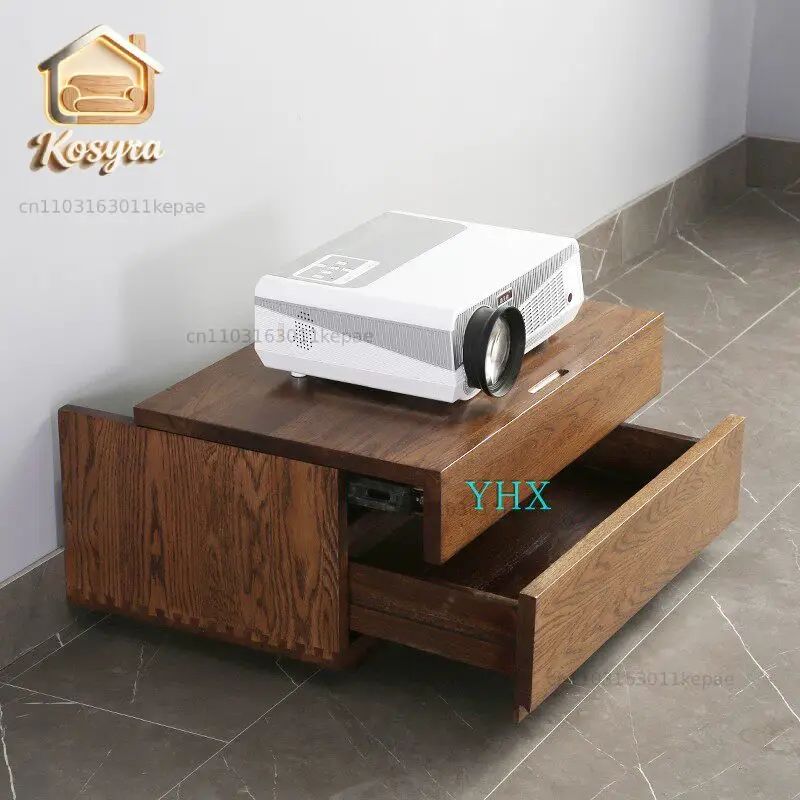 Laser projector Smart TV cabinet Side cabinet Push-pull telescopic frame Simple modern home BenQ Xiaomi special pole