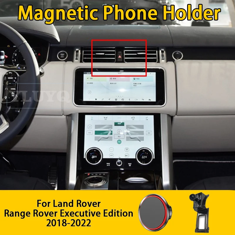 

For Range Rover Autobiography L405 2017-2023 Car Phone Holder, Car Air Vent Magnetic Gravity Mount, 360° Multi-Angle Fixed