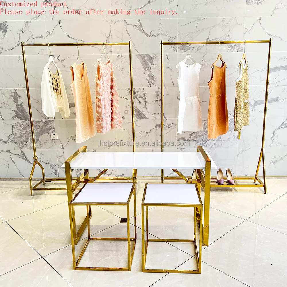 

Custom.Custom .Custom.Brand New Product Pretty Clothes Rack Garment Rack Heavy Duty Boutique Display Hanger for Retail Store