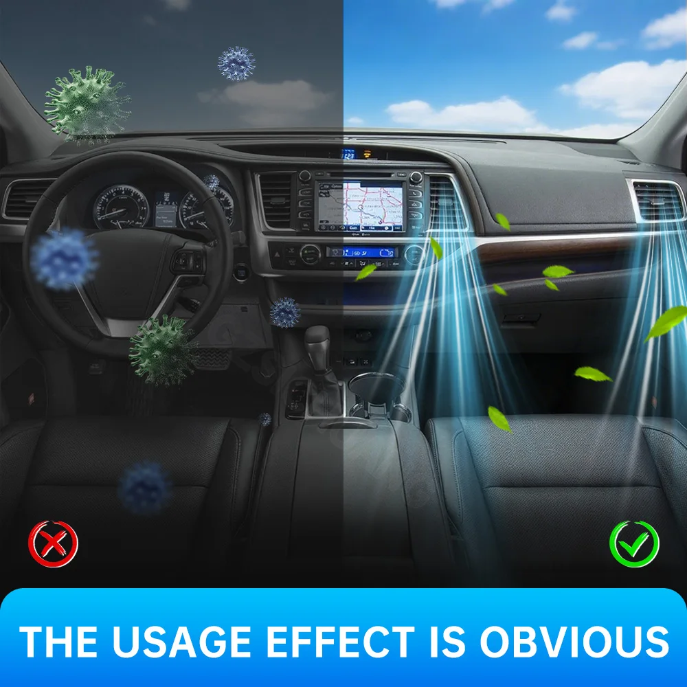 Filter AC Mobil untuk Toyota Highlander 2008-2017 2018 2019 Filter Udara Kabin Karbon Aktif Aksesori Interior