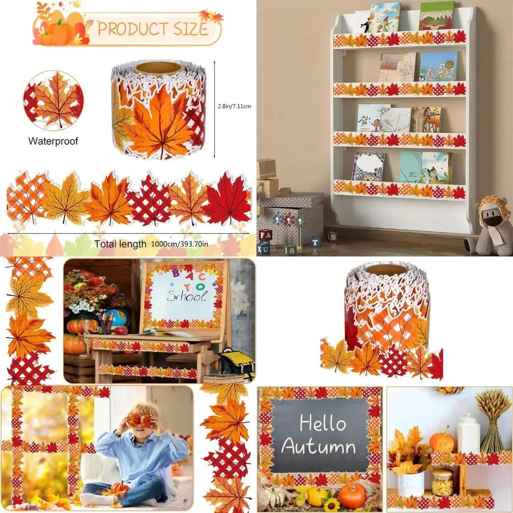 

32,8 -футовая наклейка на листовые границы для листовой границы для доски на доске