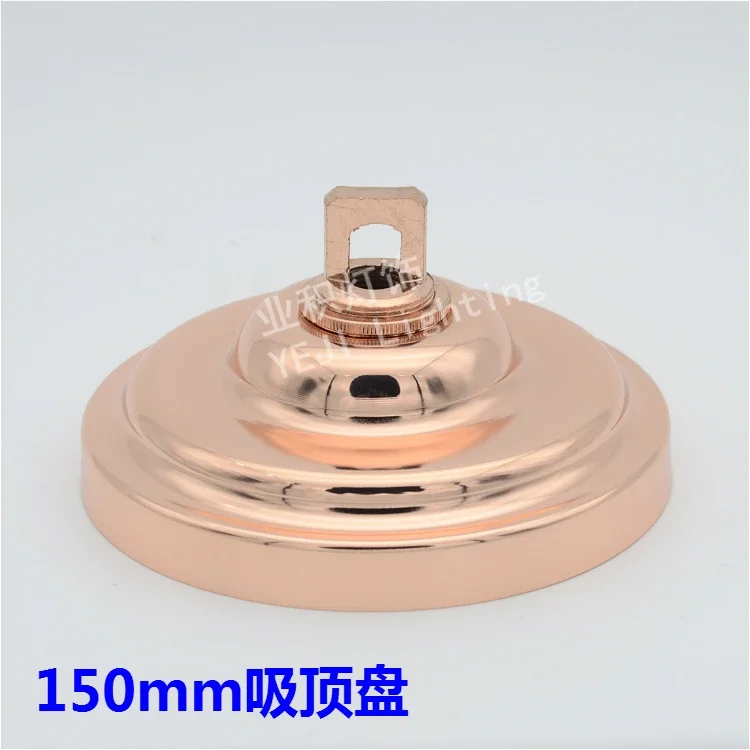 Rose Gold Rings Heavy crystal chandeliers ceiling rose 150mm ceiling plate lamp base American ceiling bell Lighting Accessories