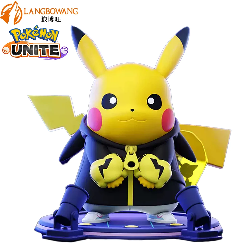 In Stock Original Genuine Langbowang Toys Pokemon Unite Pikachu Collectible Game Figures Model Toys Good Gifts Decoration