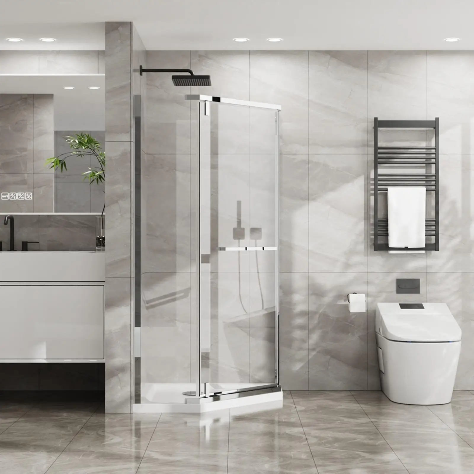 Corner Shower Enclo… - image