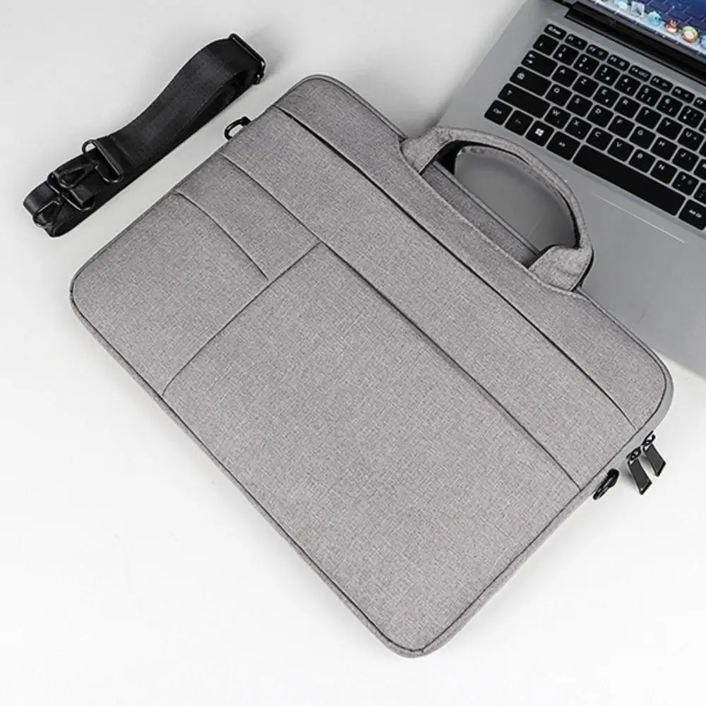 

Water-resistant Laptop Bag Sleeve 15.6 Inch Universal Handbag Briefcase Lightweight Compact Design Computer Storage Bag Work