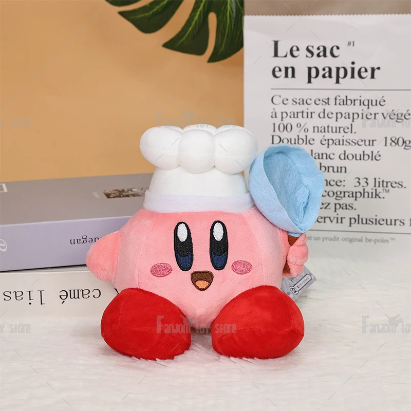 Anime Kirby Plush Bread Kirby Sword Kirby Chef Kirby Magolor Waddle Doo Magolor Kawaii Doll Christmas Birthday Gift for Children