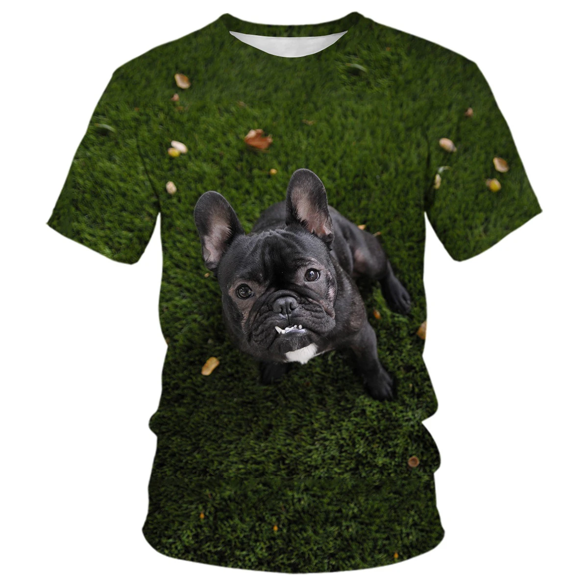 Cute French Bulldog T-Shirts Animal 3D Printed Fashion Men Women Short Sleeve T Shirt Oversized Harajuku Kids Tees Tops Clothing