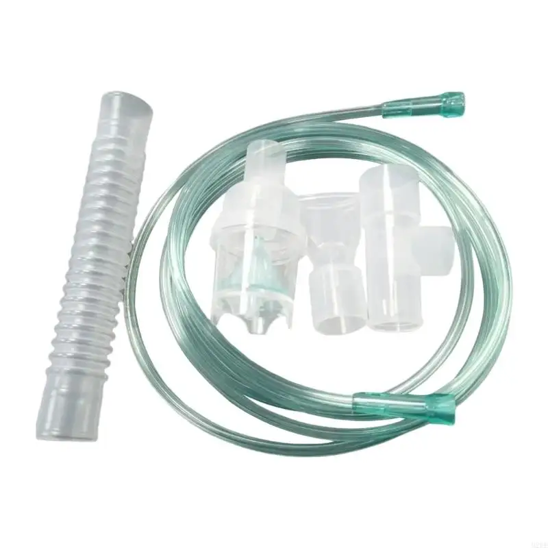 Nebulizer Parts Set with Oxygen Tube and Comfortable Mouthpiece Breathing Treatments Supplies for Effective Treatments 