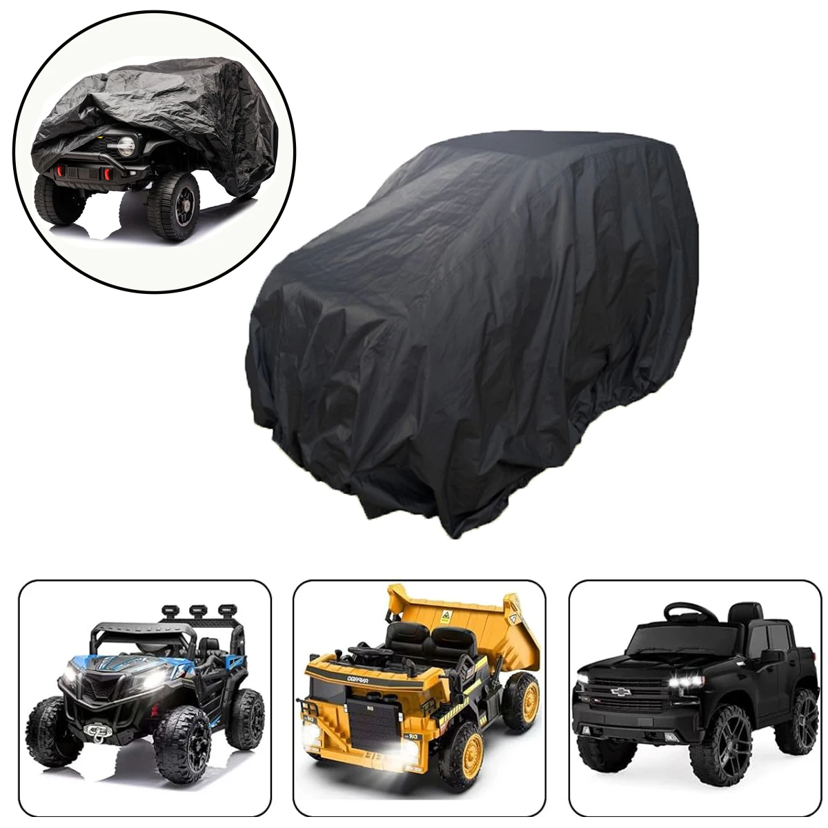 Kids Ride-On Toy Car Cover Universal Outdoor Protection for Electric Battery Powered Vehicles