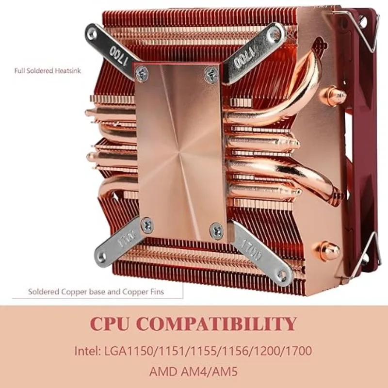 Thermalright AXP90-X53 FULL All Copper Low Profile CPU Cooler with