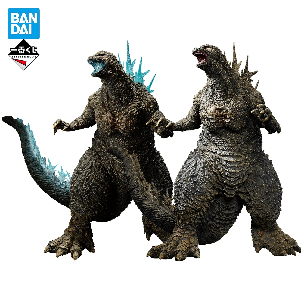 In Stock Original Godzilla SOFVICS Bandai Ichiban Kuji Anime Figure PVC 23cm Collectible Model Doll Statuette Ornament Gift