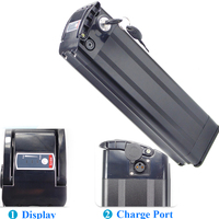 Silver Fish Ebike Battery 36V 48V Bicycle Pedelec Battery Electric Bicycle Whitebait Shape for Aldi for MiFa Trio Battery replac
