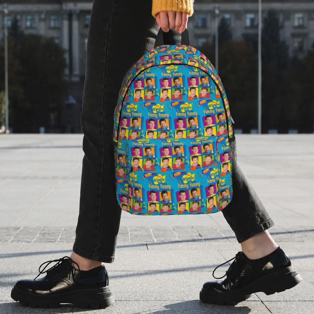 The Wiggles Tv Show Music Band Backpack Student BookBag Children School Bag Laptop Shoulder Bags for Men Women