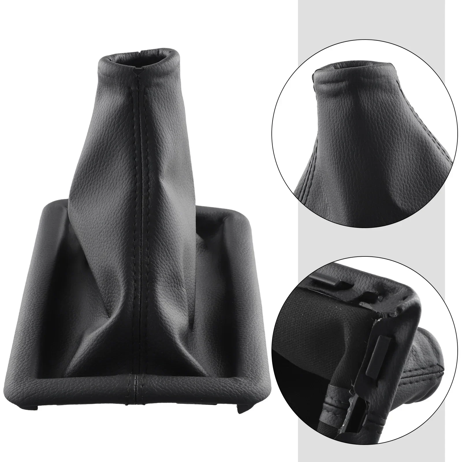 

1x PU Leather Manual Transmission Shifter Boot Cover 8R3Z-7277-AA For Ford For Mustang 2005-2009 Replace Automobiles Part