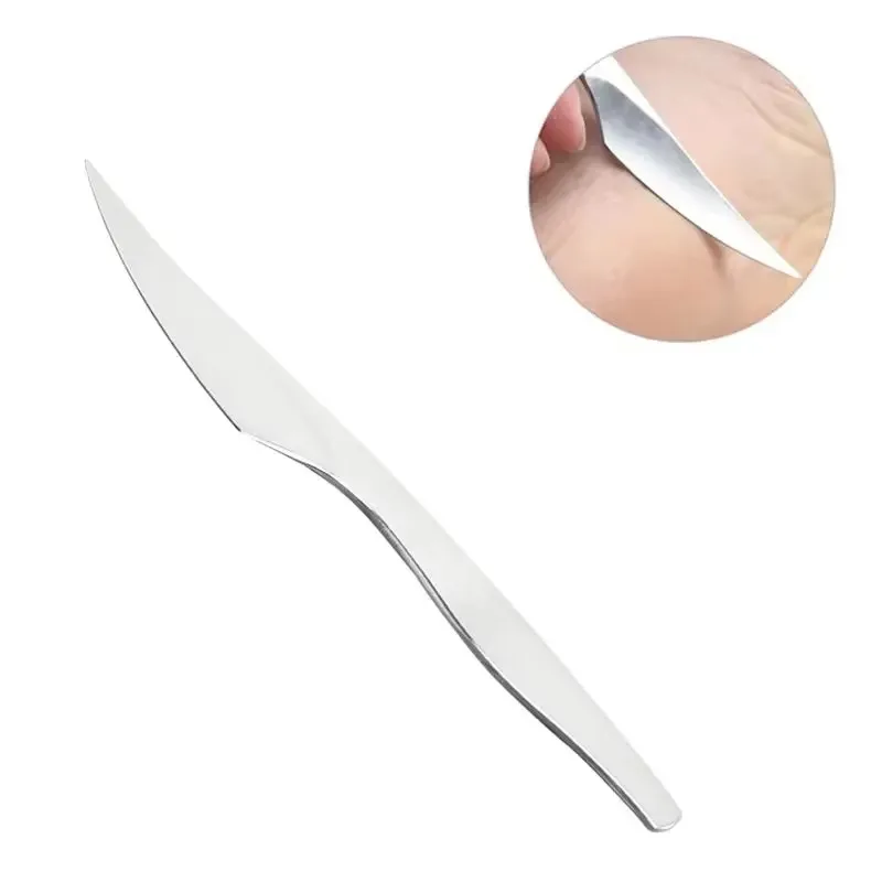 Stainless Steel Pedicure Knife Professional Dry Dead Cuticle Remover Foot Care Tool Nail Tool