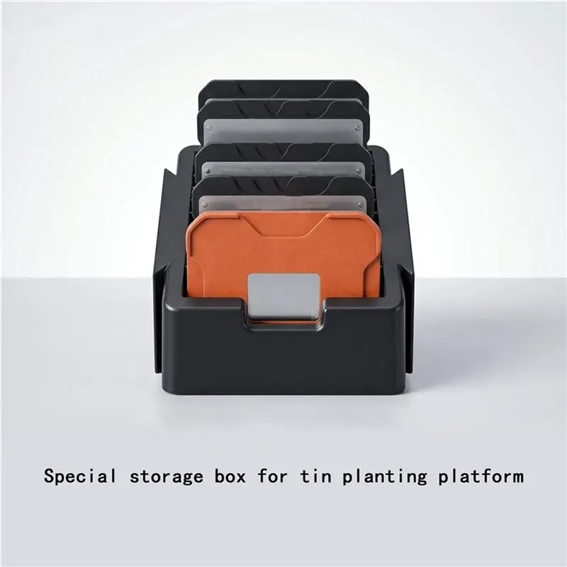 ABKY-Plastic Storage Box For BGA Stencils Organization, Station