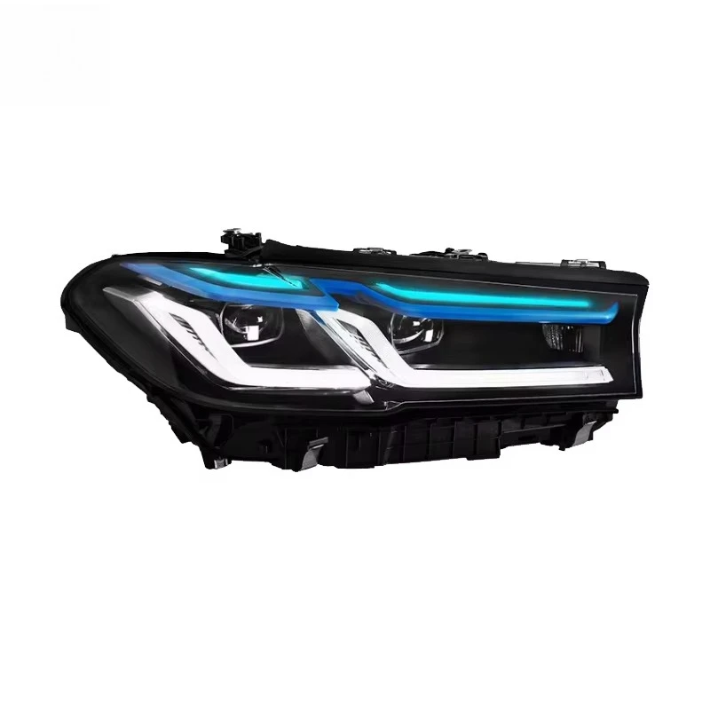 2 Pieces for 5 Series G38 Car Headlight Assembly 2018-2022 G30 LED Headlamp Upgrade New DRL Accessories 12V Voltage