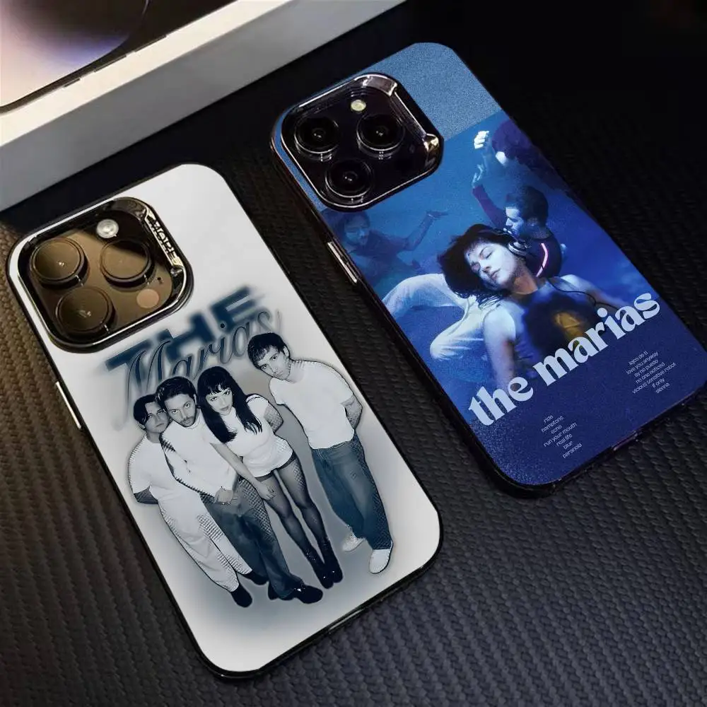

The M-Maria-s Phone Case For iPhone 16 17 15 14 12 13 Pro Max Black Color Shockproof Cover