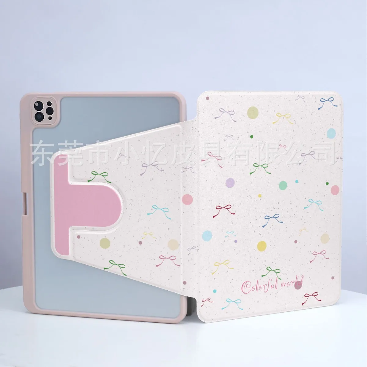 Suitable for S7/S8/S9fe shell, black bow S10 rotatable bracket s6lite 10.4 flat protective case