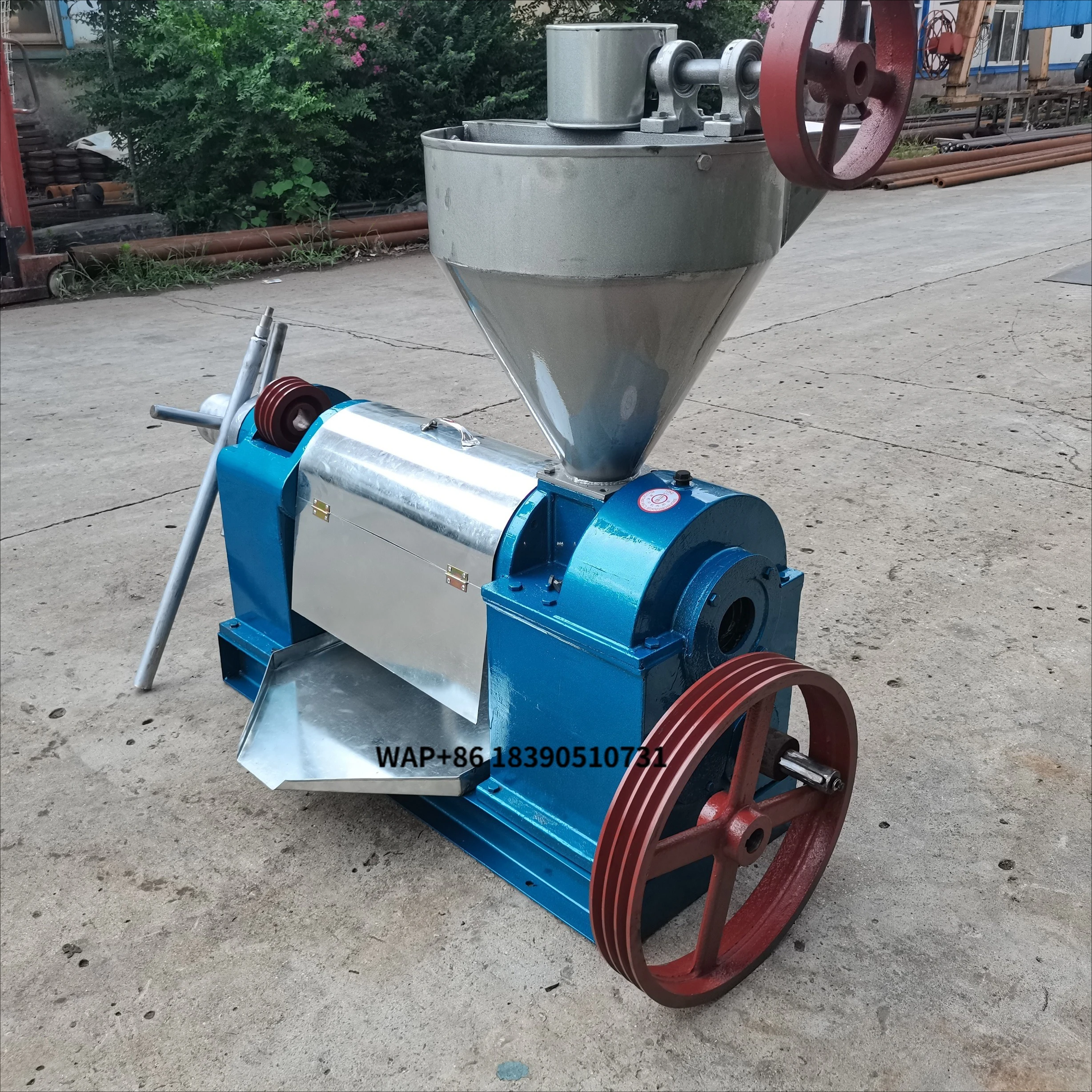 ZX130 Commercial Oil Press 500kg/h Soybean Peanut Rapeseed Oil Pressing Machine