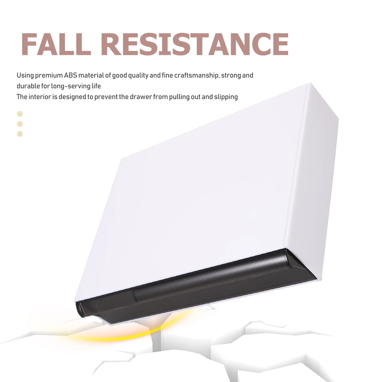 

Under Desk Drawer Organizer Hidden Plastic Storage Box For Table, Adhesive Desktop Shelf Holder For Office Stationery