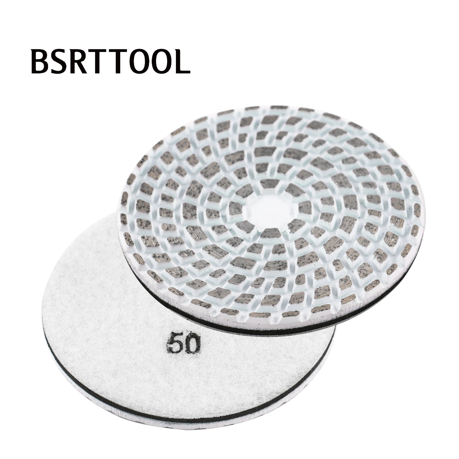 BSRTTOOL 다이아몬드 그라인딩 디스크 콘크리트 바닥 그라인딩 패드 소결 된 금속 본드 콘크리트 습식 연마 휠 거친