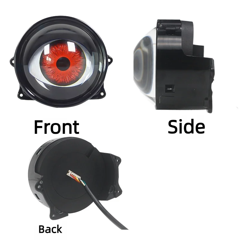 Dynamic Devil Eye LED Fog Light Eagle Eye Light Modified Universal Car Motorcycle LED Lens Headlight Multi-Mode