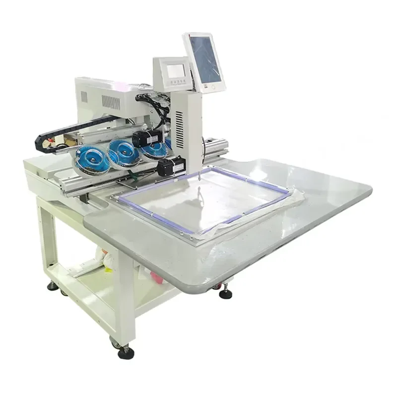 PLC computer automatic 2-8 color rhinestone hot melt machine ultrasonic welding 220-250/min output 220V/110V automotive