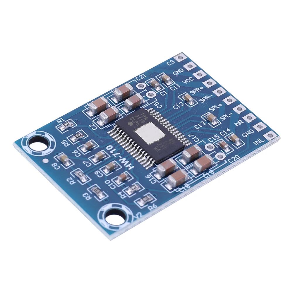 TPA3116D2 Ultra-Thin Amplifier Board Class D Mini Digital Audio Amplifiers Module Two Channels Double 50W Power Amplifier Board