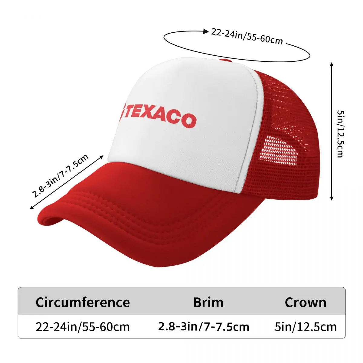 Texaco Oil topi Trucker bintang berujung lima uniseks topi ayah topi Trucker topi matahari topi Snapback sejuk topi bisbol jaring musim panas