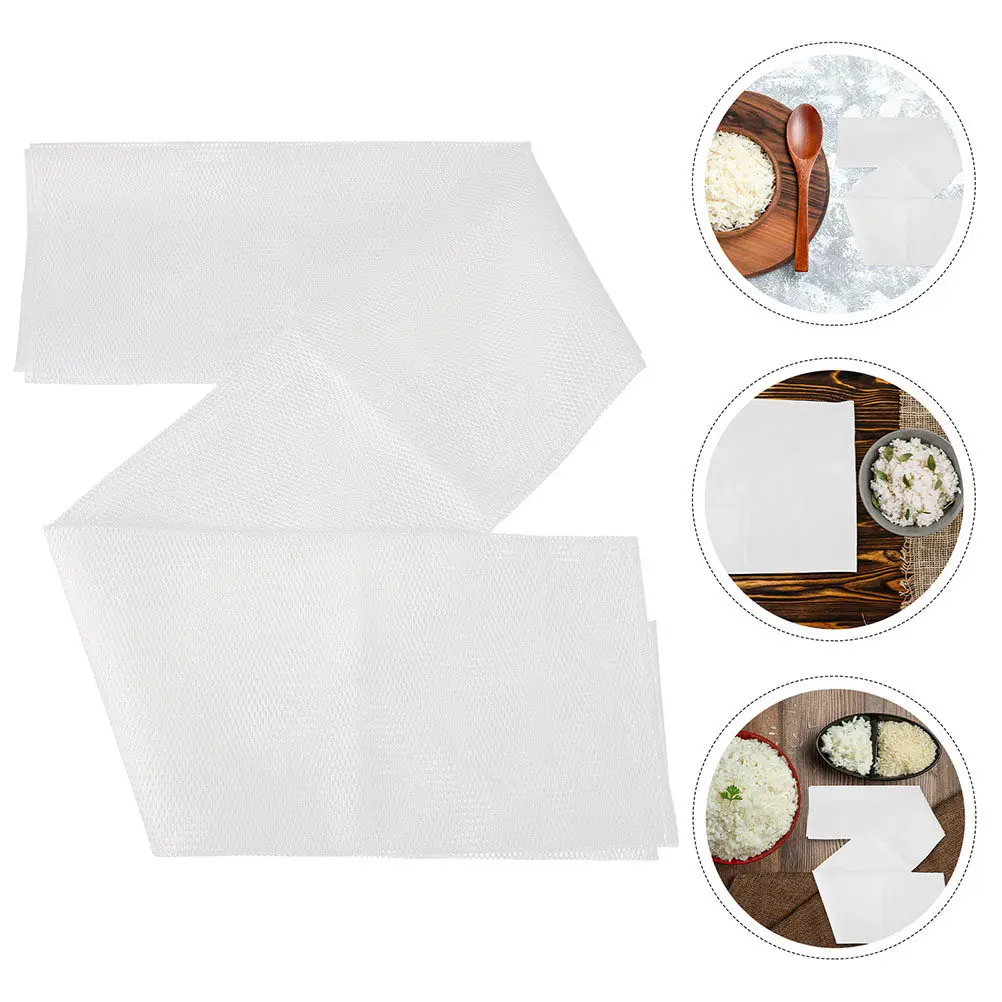 Malla de Cocción Premium de Algodón y Nylon para Arroz, Verduras, Dumplings y Sushi, Reutilizable y Antiadherente