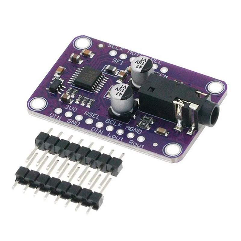 B68C 1334 UDA1334A I2S DAC Module 3.3V-5V Stereo Audio Decoder Board Compatible With For Arduino
