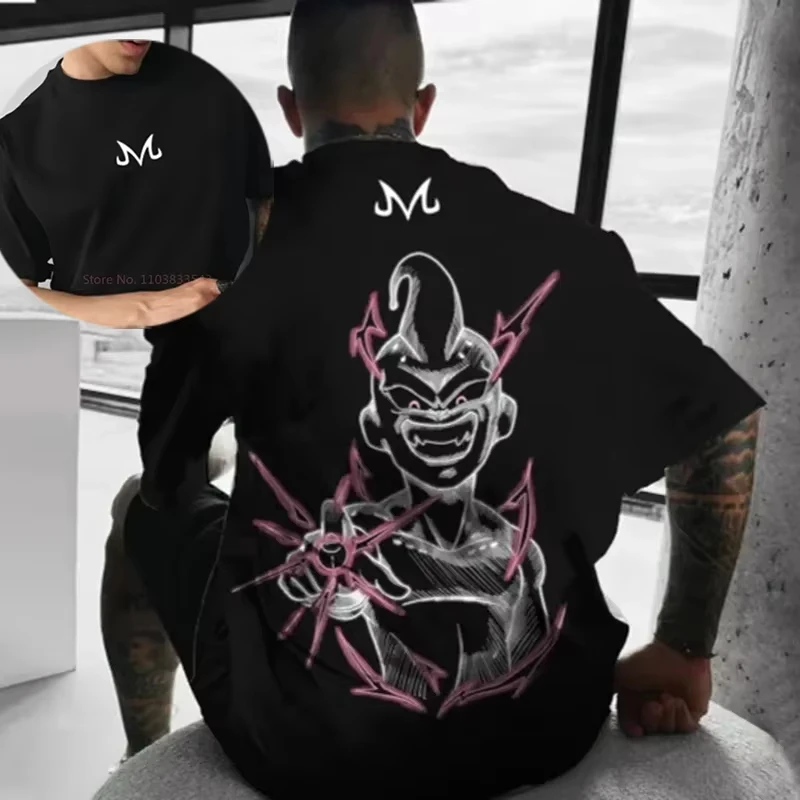 2026 New Year Anime Dragon Ball Majin Buu Classic Printed Men's T-shirt Season New Role Playing Casual Fashion Clothing Gifts view 6