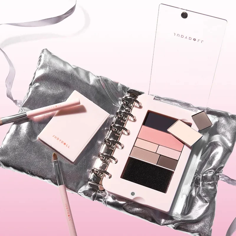 Judydoll Comprehensive Palette Eyeshadow Blush Contouring ALL in ONE Makeup Journal Beauty Makeup Kit for Women Girls