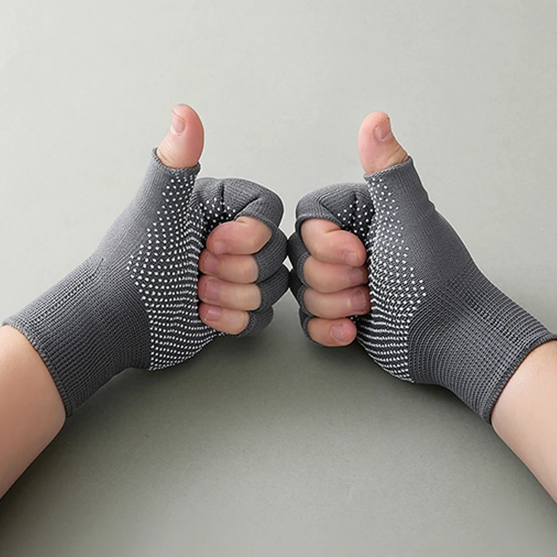 Sunscreen Fingerless Gloves Bikes TouchScreen Gloves Half-fingered Short Anti-ultraviolet Thin Non-slip Cycling Nylon Work Glove