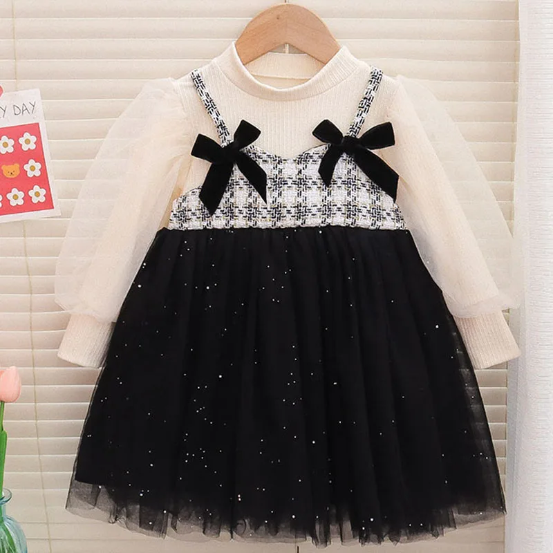 

Kid Girl Dress Lace Puff Sleeve Princess Dress Elegant Formal Wedding Party Toddler Dress Baby Costume Children Clothing A942