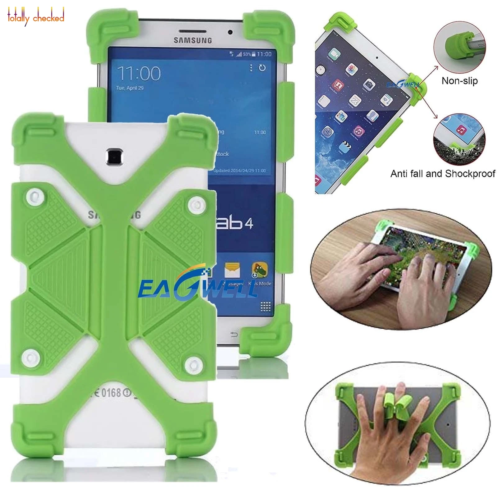 Silicone stand Case Cover for For 7\