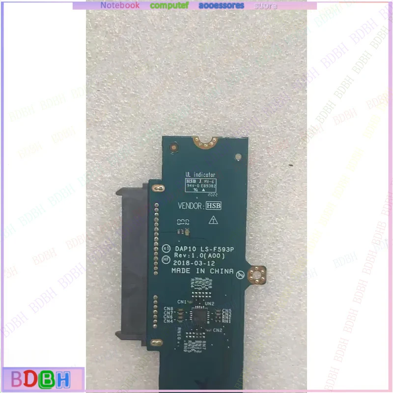 zq LS-F593P for Dell Precision 7530 7540 HDD Hard Disk Interface Small Board