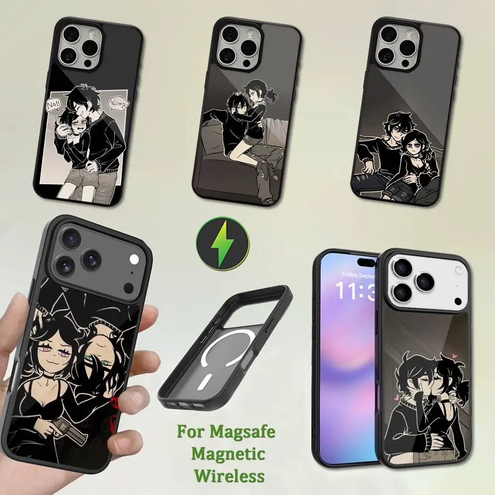 

Game A-Andy And L-Leyley Phone Case For iPhone 13,12,11,16,15,17,14,Pro,Max,Plus,Mini,Magsafe,Magnetic Wireless Charging