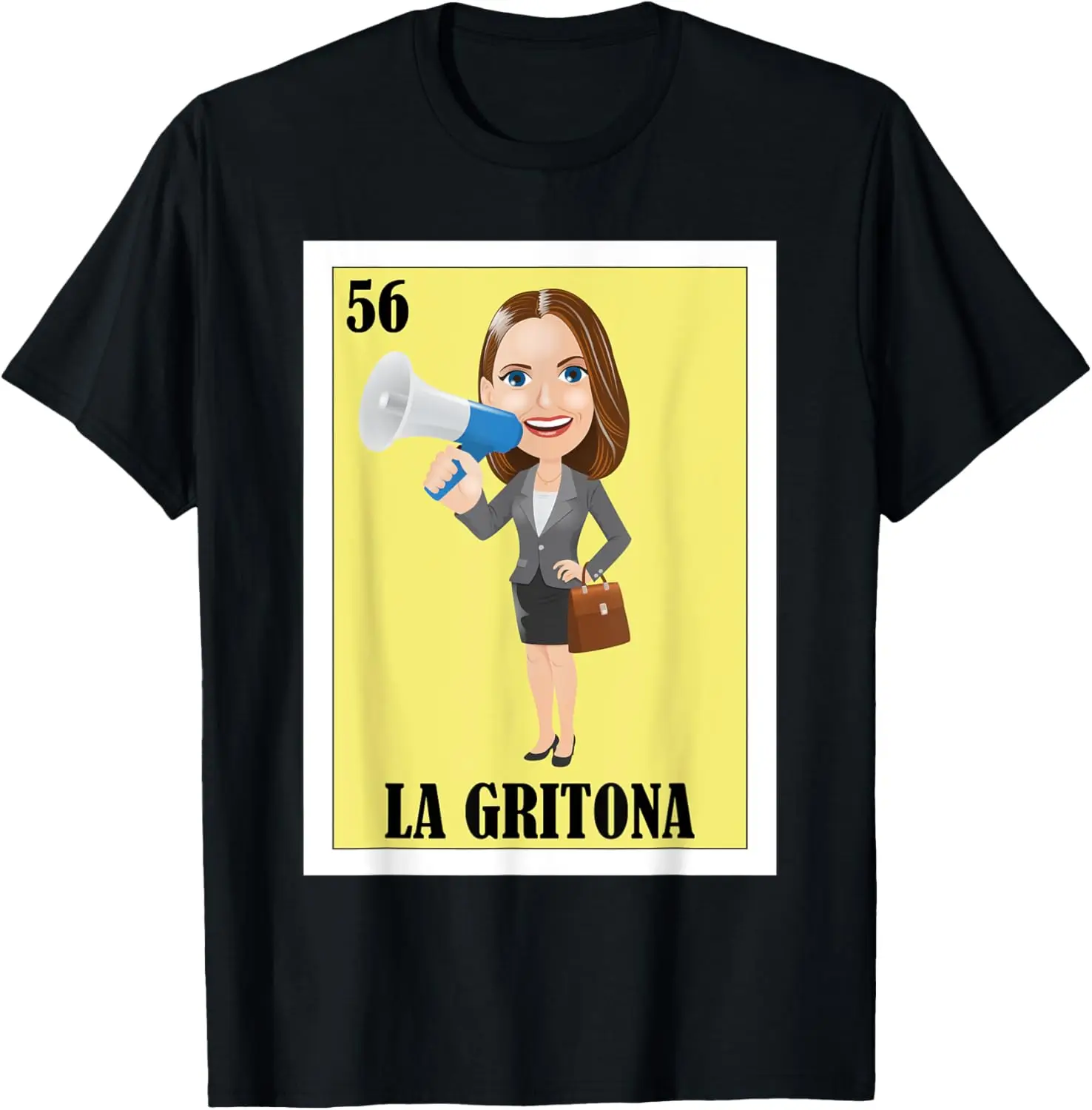 

Funny Mexican Design for Latinas - La Gritona T-Shirt,100% cotton