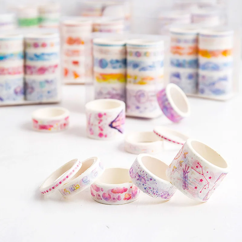 Aangepaste Productcustom Handaccount Schattige Tape Geprint Washi Tape Custom Washi Tapes