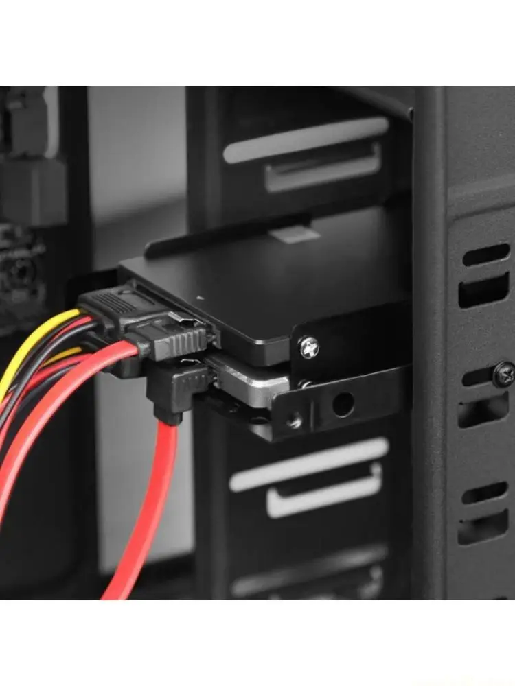 Metal Frame Two Bay SSD Hard Drive Mounting for 2.5inch to 3.5inch Bay