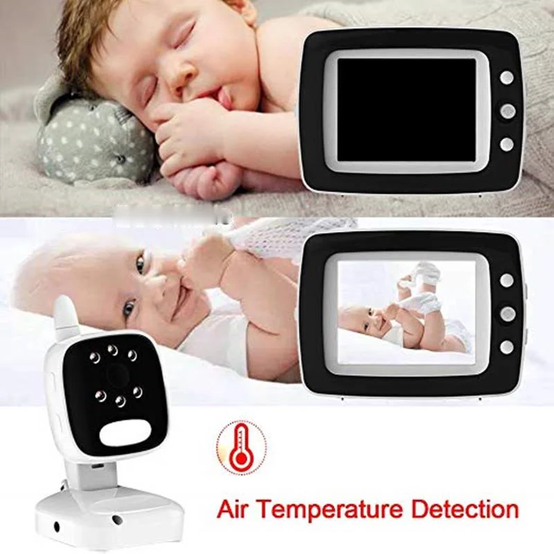 3.5 "Lcd-Scherm Digitale Video Babyfoon 2 Way Talk Beveiliging Draadloze Baby Camera Nachtzicht Elektronische Babysitter