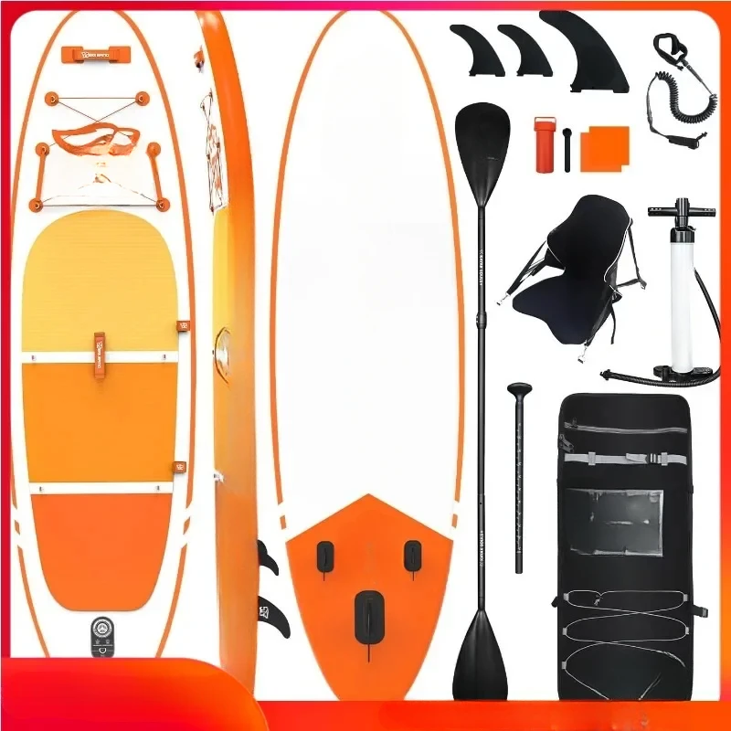 

Inflatable Paddle Board with Premium SUP Board Accessories, Allround Paddle Boards Adults/Kids Stand Up Paddle Board