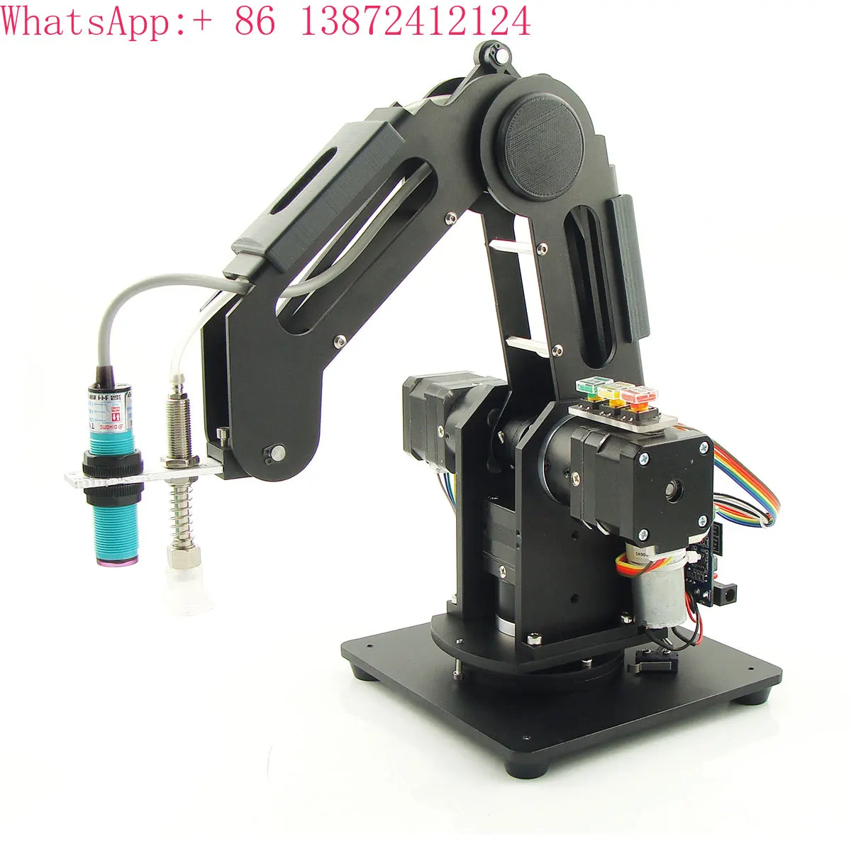 

R290 3Axis Robot Arm Assembled Load 500g Industrial Robotic Arm Kit with APP Fits for Android Smartphone