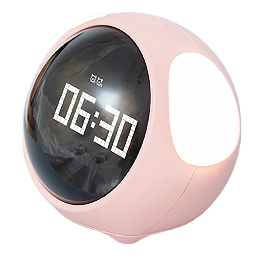 

1pc Alarm Clock Rechargeable Digital Wake With Snooze Function For Kids Luminous Night Light Smart Clock