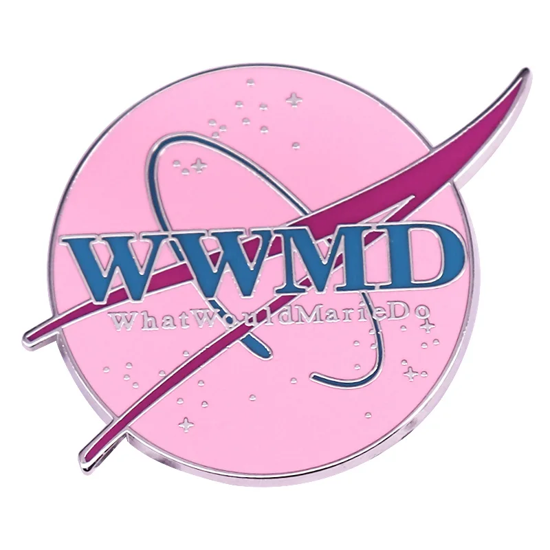 

What Would Marie Do Enamel Pin Music Love On The Brain Aerospace Meme Lapel Pin